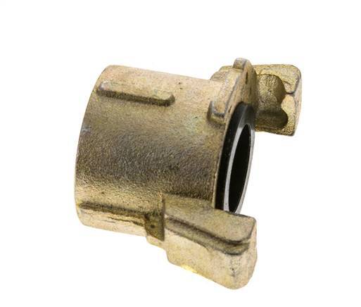 Sandblast Coupling 50 mm Female Threads Malleable Cast Iron Coupling Length 62 mm