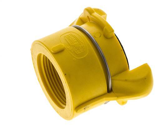 Sandblast Coupling 1 1/4'' Female Threads Nylon Coupling Length 63 mm