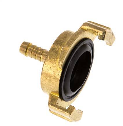 6 mm Hose Barb GEKA Garden Hose Brass Coupling [2 Pieces]