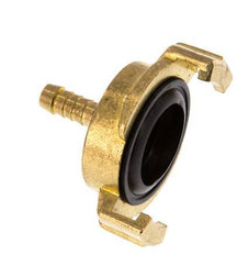 6 mm Hose Barb GEKA Garden Hose Brass Coupling [2 Pieces]