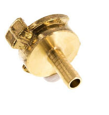 10 mm Hose Barb GEKA Garden Hose Brass Coupling [2 Pieces]