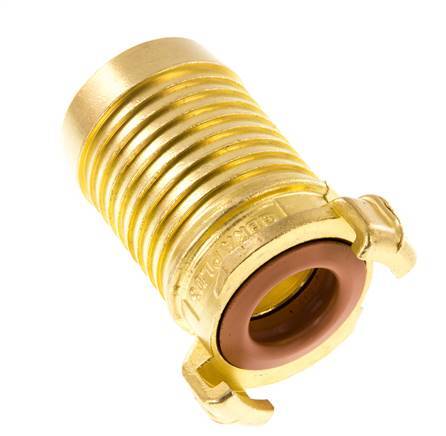 38 mm (1 1/2'') Hose Barb GEKA Garden Hose Brass Coupling KTW