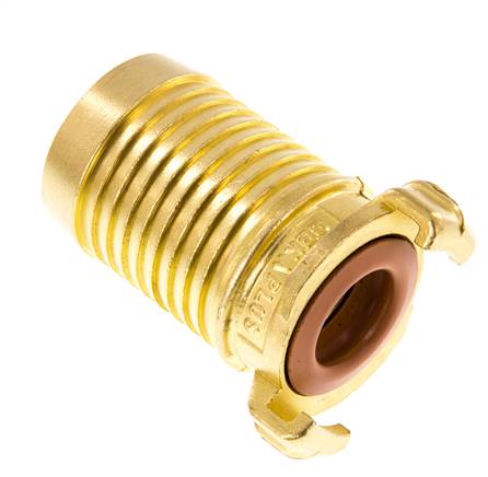 38 mm (1 1/2'') Hose Barb GEKA Garden Hose Brass Coupling KTW