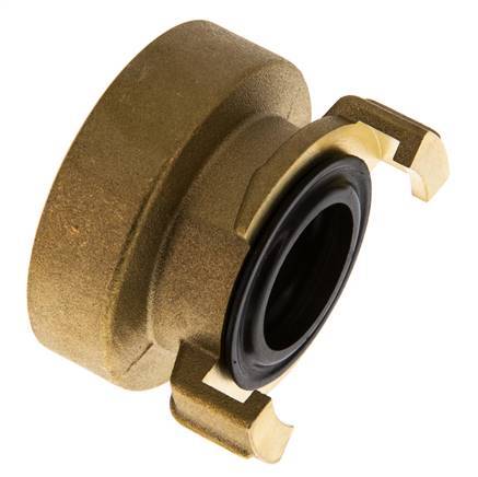 1 1/2'' Female GEKA Garden Hose Brass Coupling