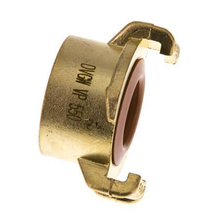 1'' Female GEKA Garden Hose Brass Coupling KTW