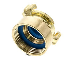 1 1/4'' Female GEKA Garden Hose Brass Coupling KTW