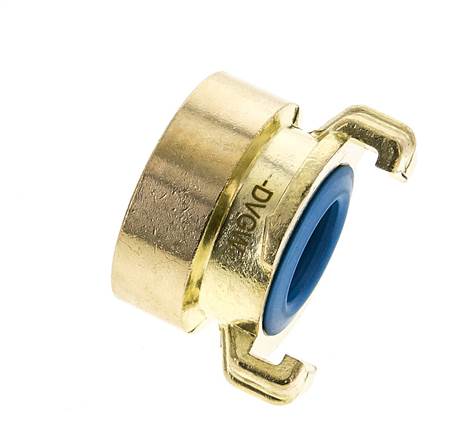 1 1/4'' Female GEKA Garden Hose Brass Coupling KTW