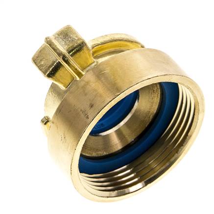 1 1/2'' Female GEKA Garden Hose Brass Coupling KTW