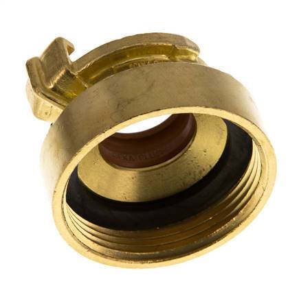 1 1/2'' Female GEKA Garden Hose Brass Coupling KTW