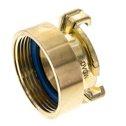 1 1/2'' Female GEKA Garden Hose Brass Coupling KTW