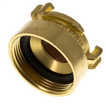 1 1/2'' Female GEKA Garden Hose Brass Coupling KTW