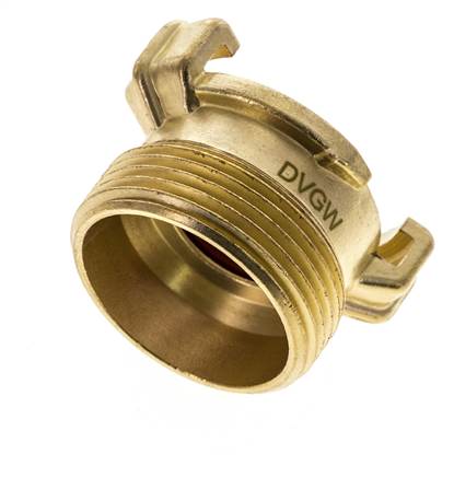 1 1/4'' Male GEKA Garden Hose Brass Coupling KTW