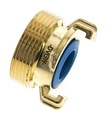 1 1/2'' Male GEKA Garden Hose Brass Coupling KTW