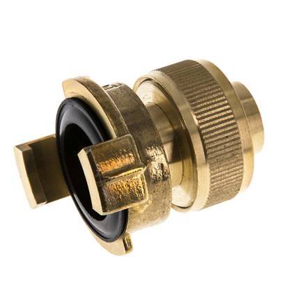 19 mm (3/4'') Hose Barb GEKA Garden Hose Brass Coupling Union Nut