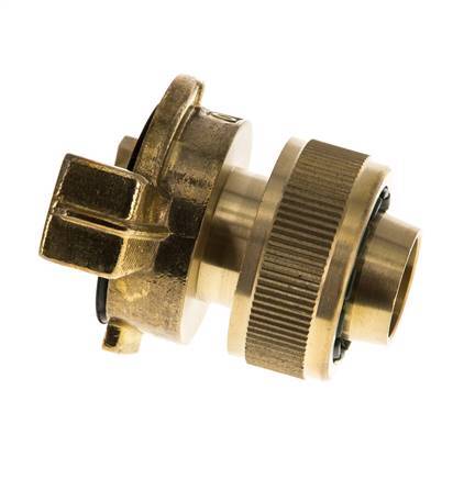 19 mm (3/4'') Hose Barb GEKA Garden Hose Brass Coupling Union Nut
