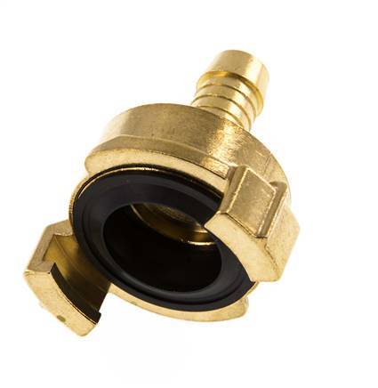 13 mm (1/2'') Hose Barb GEKA Garden Hose Brass Coupling Rotatable when uncoupled
