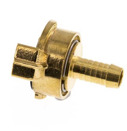 13 mm (1/2'') Hose Barb GEKA Garden Hose Brass Coupling Rotatable when uncoupled