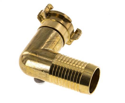 32 mm (1 1/4'') Hose Barb GEKA Garden Hose Brass Coupling Rotatable Elbow