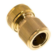 Brass GARDENA Style Hose Connector 13 mm (1/2")