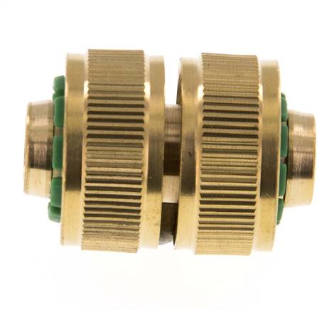 Brass GARDENA Style Hose Repairer 13 mm (1/2")