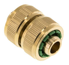 Brass GARDENA Style Hose Repairer 13 mm (1/2")
