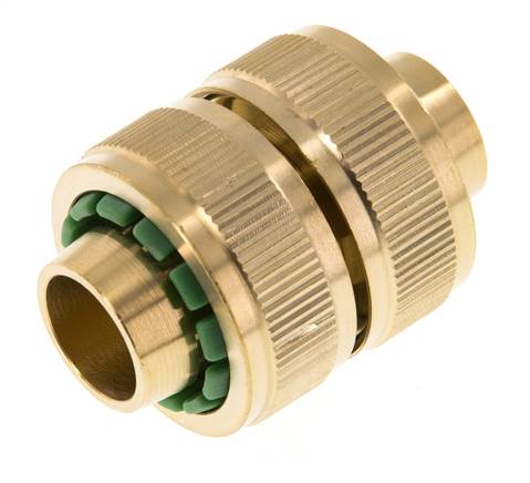 Brass GARDENA Style Hose Repairer 19 mm (3/4")