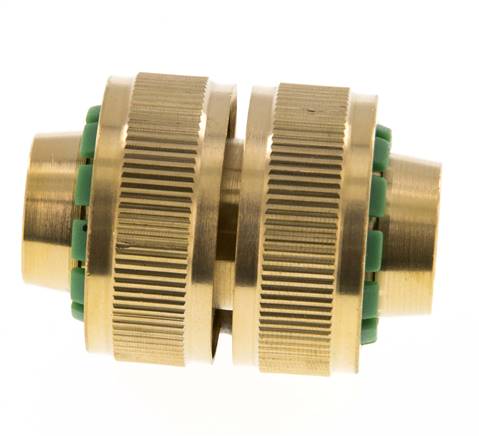 Brass GARDENA Style Hose Repairer 19 mm (3/4")