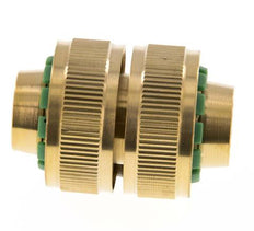Brass GARDENA Style Hose Repairer 19 mm (3/4")