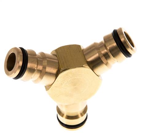 Brass 3x Garden Hose Plug