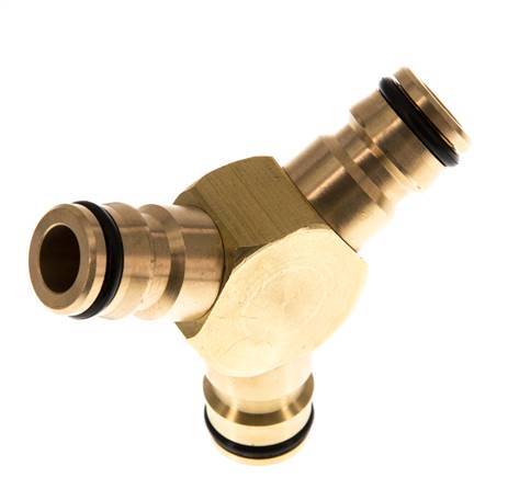 Brass 3x Garden Hose Plug