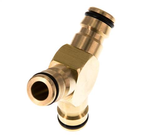Brass 3x Garden Hose Plug