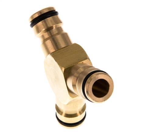 Brass 3x Garden Hose Plug