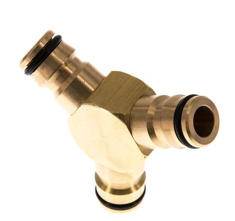 Brass 3x Garden Hose Plug