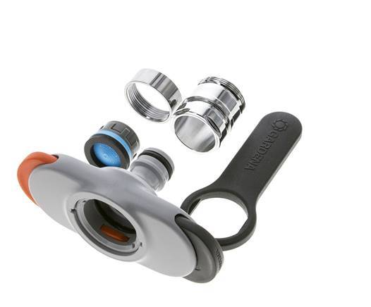 Plastic GARDENA Adapter M22 x 1.0 or M24 x 1.0 Male/Female Threads