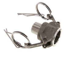 Camlock DN 15 (1/2'') Stainless Steel Coupling R 1/2'' Male Thread Type B MIL-C-27487