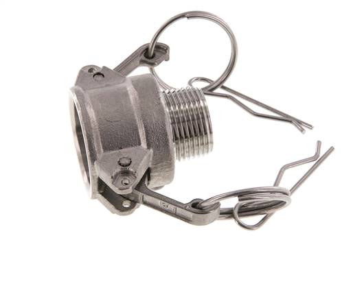 Camlock DN 20 (3/4'') Stainless Steel Coupling R 3/4'' Male Thread Type B MIL-C-27487