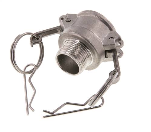 Camlock DN 20 (3/4'') Stainless Steel Coupling R 3/4'' Male Thread Type B MIL-C-27487