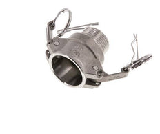 Camlock DN 25 (1'') Stainless Steel Coupling R 1'' Male Thread Type B MIL-C-27487