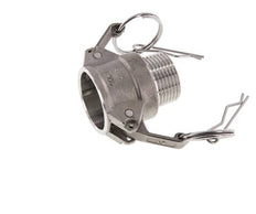 Camlock DN 25 (1'') Stainless Steel Coupling R 1'' Male Thread Type B MIL-C-27487