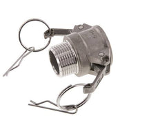 Camlock DN 25 (1'') Stainless Steel Coupling R 1'' Male Thread Type B MIL-C-27487