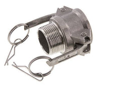 Camlock DN 32 (1 1/4'') Stainless Steel Coupling R 1 1/4'' Male Thread Type B MIL-C-27487