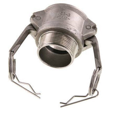 Camlock DN 40 (1 1/2'') Stainless Steel Coupling R 1 1/2'' Male Thread Type B MIL-C-27487