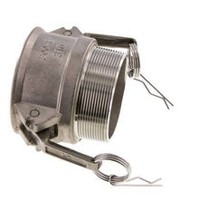 Camlock DN 75 (3'') Stainless Steel Coupling R 3'' Male Thread Type B MIL-C-27487