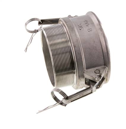 Camlock DN 90 (4'') Stainless Steel Coupling R 4'' Male Thread Type B MIL-C-27487