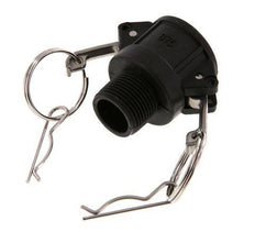 Camlock DN 20 (3/4'') Polypropylene Coupling R 3/4'' Male Thread Type B MIL-C-27487