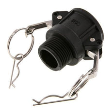 Camlock DN 25 (1'') Polypropylene Coupling R 1'' Male Thread Type B MIL-C-27487