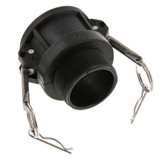 Camlock DN 50 (2'') Polypropylene Coupling R 2'' Male Thread Type B MIL-C-27487