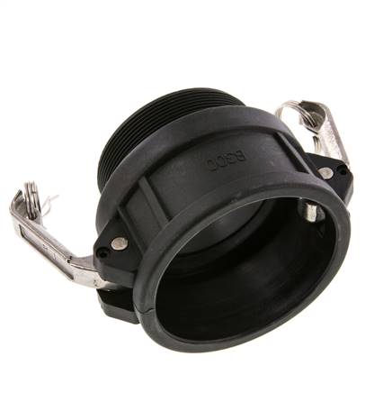 Camlock DN 75 (3'') Polypropylene Coupling R 3'' Male Thread Type B MIL-C-27487