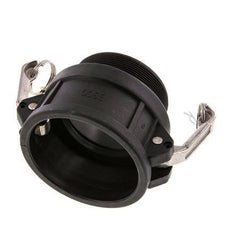 Camlock DN 75 (3'') Polypropylene Coupling R 3'' Male Thread Type B MIL-C-27487