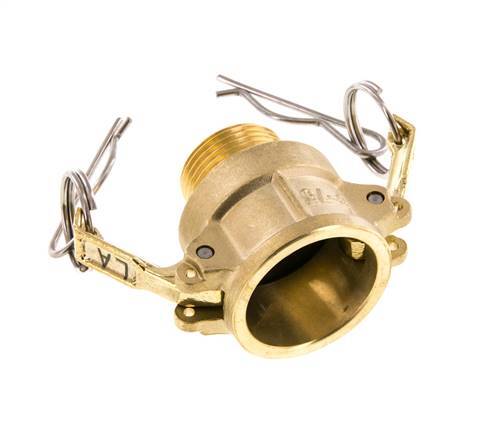 Camlock DN 20 (3/4'') Brass Coupling R 3/4'' Male Thread Type B MIL-C-27487